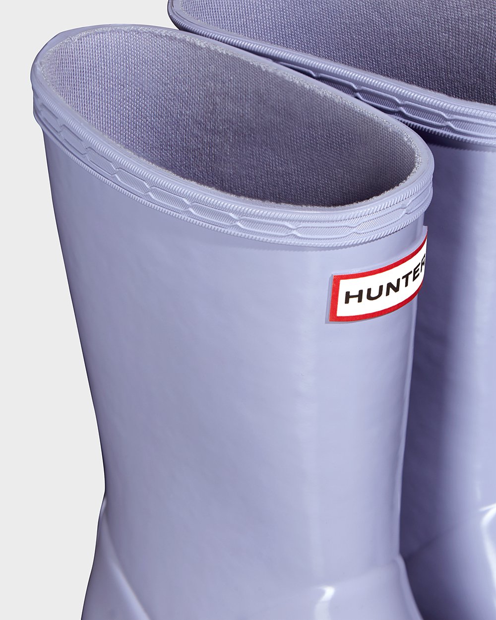 Galochas Hunter Criança Roxo - Original First Classic Gloss - 70VZGHSCE